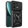 Armored Case for Xiaomi Redmi Note 13 5G, CamShield Slide, Black