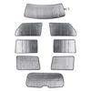 Car Windshield Sunshade Window Shade Foldable Sun Visor Cover Fit For Jeep Grand Commander 2006-2010 Car Interior Accessories,8 Pcs