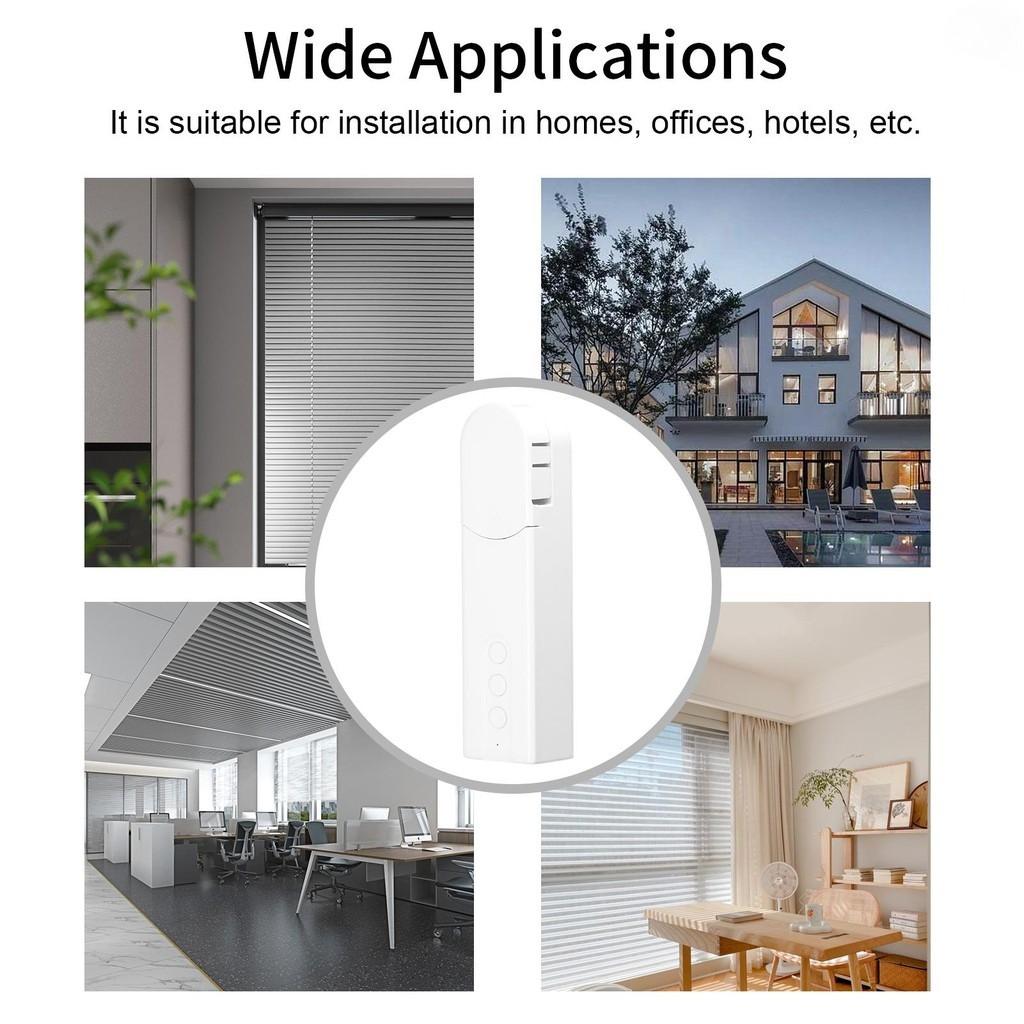 No Wiring Support APP Remote Control Timer WiFi Intelligent Pull Bead Curtain Motor Electric Roller Blinds Driver