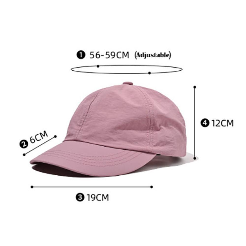 Wasserdichte Baseballkappe im japanischen Stil mit Kordelzug Dünne Snapback-Kappen Schnell trocknend Verstellbare Schirmmütze Unisex