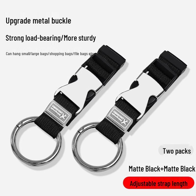 Travel Essential Suitcase and Backpack Anti-Lost Bungee Cord Strap with Hanging Buckle