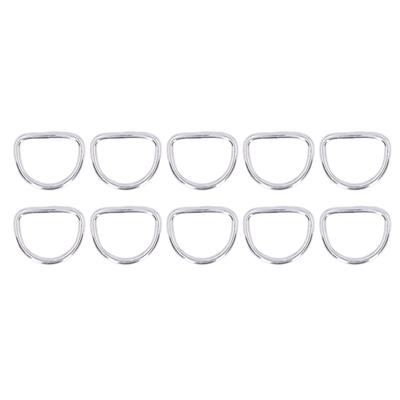 10 szt. pierścieni typu D klasy morskiej ze stali nierdzewnej 316, spawane, bezszwowe akcesoria do łodzi, 4 x 30 x 22 mm