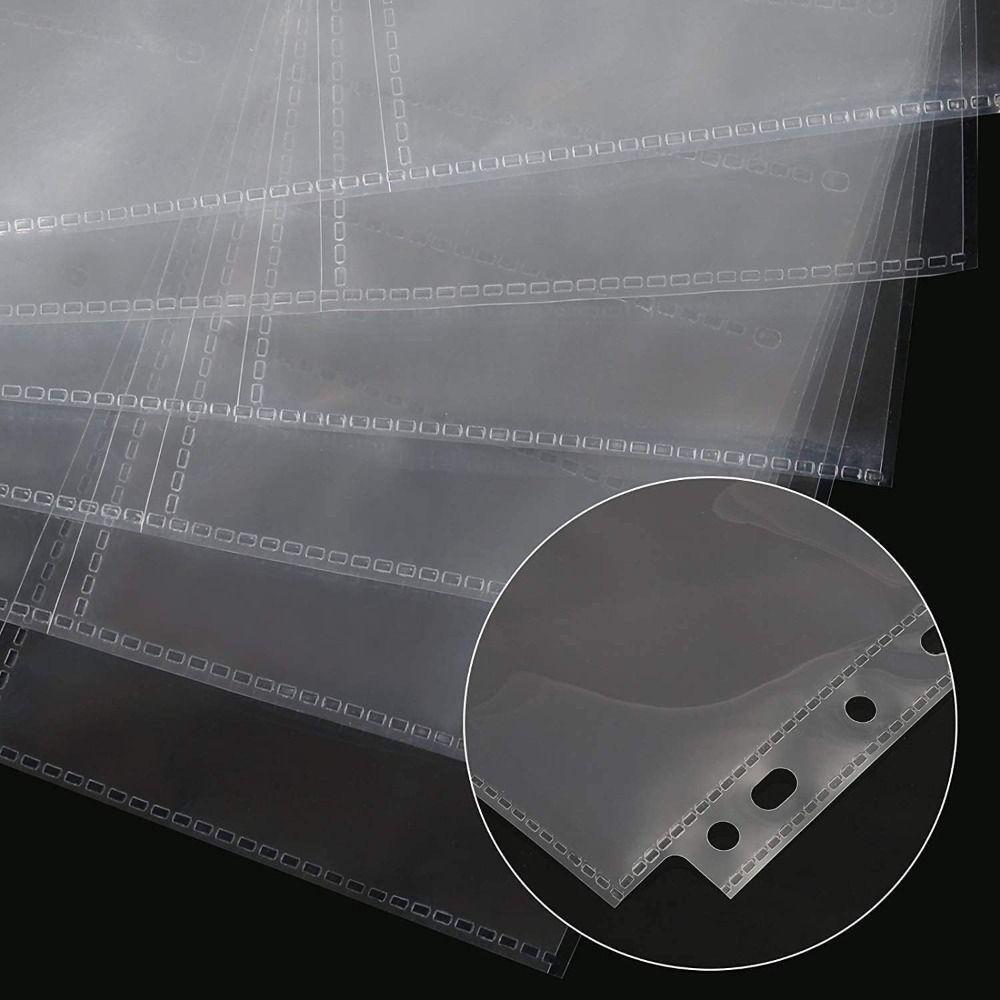 A4 Photocard Binder Sheets Transparent PP Acid Free Photo Album Refill Pages Kpop Photocard Binder Card Stamp Die