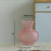 Lilang French Style Frosted Glass Vase Set (2-Piece)