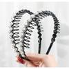 Wave Rhinestones with Gear Female Hairbands Korean Style Headwear Flower Hair Hoop Pearl Headband