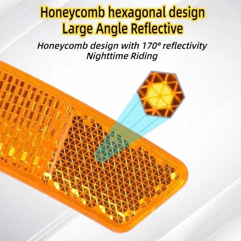 1ks Bezpečnostní odrazka na paprsky jízdního kola Odrazky na paprsky ráfku Varovné světlo na ráfek kola jízdního kola Reflexní světlo Příslušenství pro jízdní kola