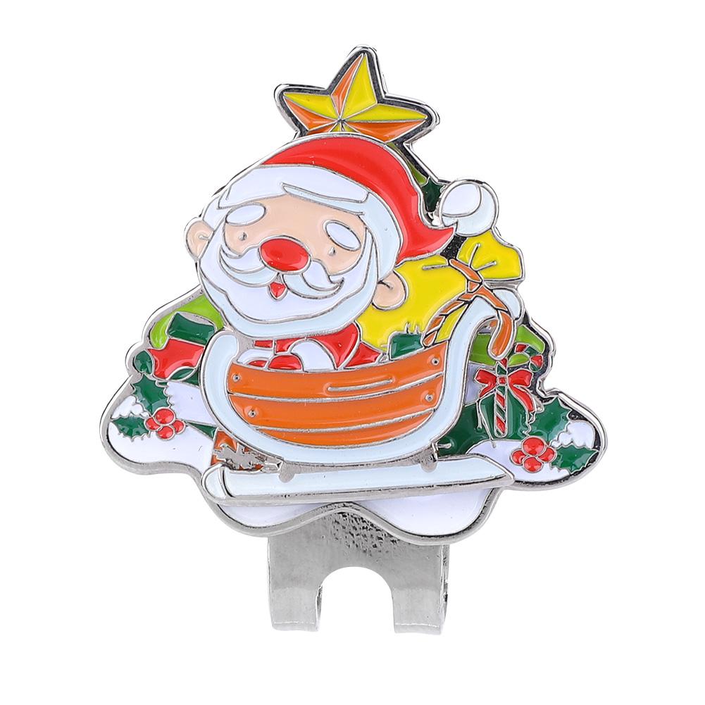 

Фестивальный стиль Зажим для шляпы для гольфа из нержавеющей стали с магнитным маркером для мяча Аксессуар Хэллоуин