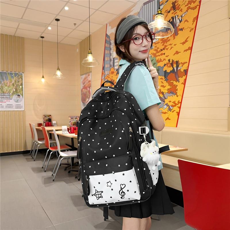 Zaino Scuola Media Stella Zaino da Donna Leggero Grande Capacità