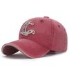 Trendy Unisex Faded Curved Brim Baseball Cap - Soft Casual Sun Hat