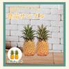 Archnote Food Sample Fruit Pineapple Display Figurine, Realistic, 2 Pieces