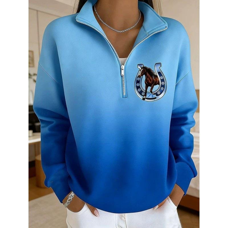 Sheng Miao 2026 Winter Runway Print Little Horse Women's Apparel