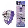 Hello Kitty Otočný flip kryt Lehký hudební hodinky Pro děti Interaktivní Decora
