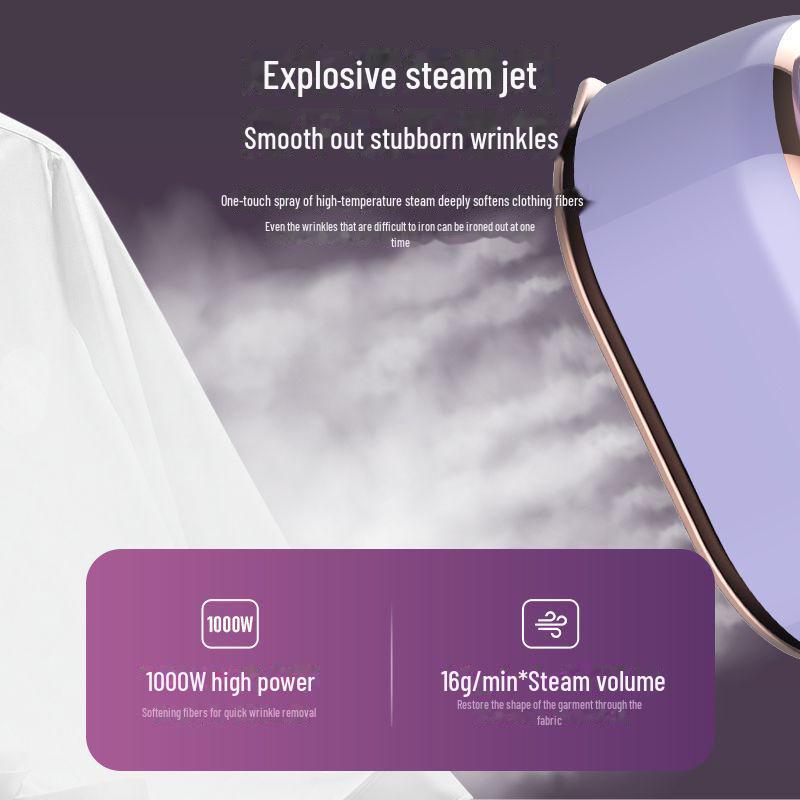 Compact Handheld Mini Steam Iron for Home Use