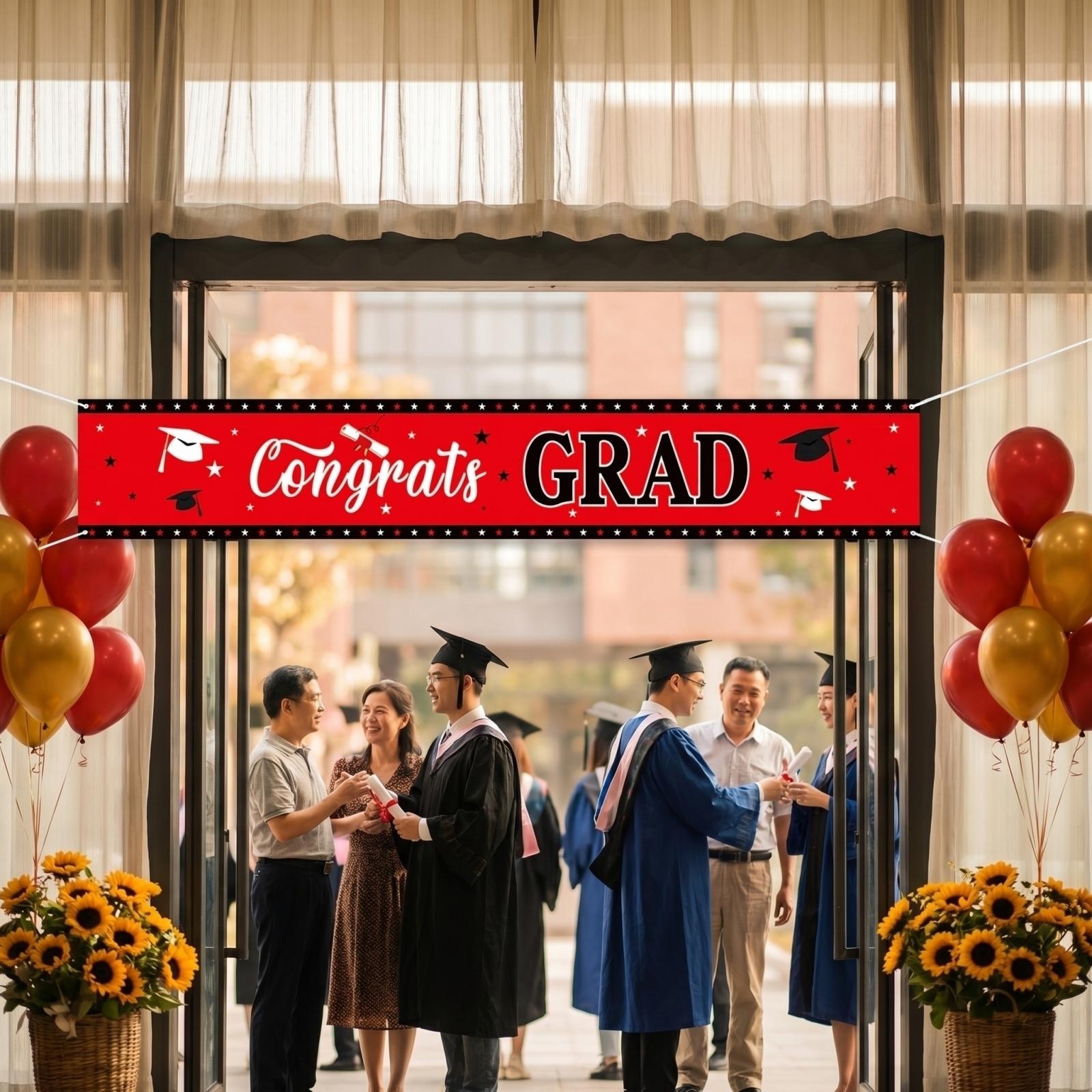 

Graduation Flag, Graduation Banner, Flag, Photo, Decoration Props one size
