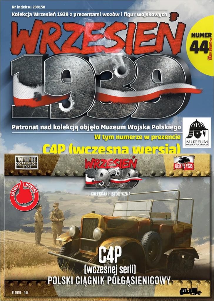 FTF 1/72 Scale Polish C4P Artillery Towed Half-Track, Early Model, Plastic Model Kit PF72044