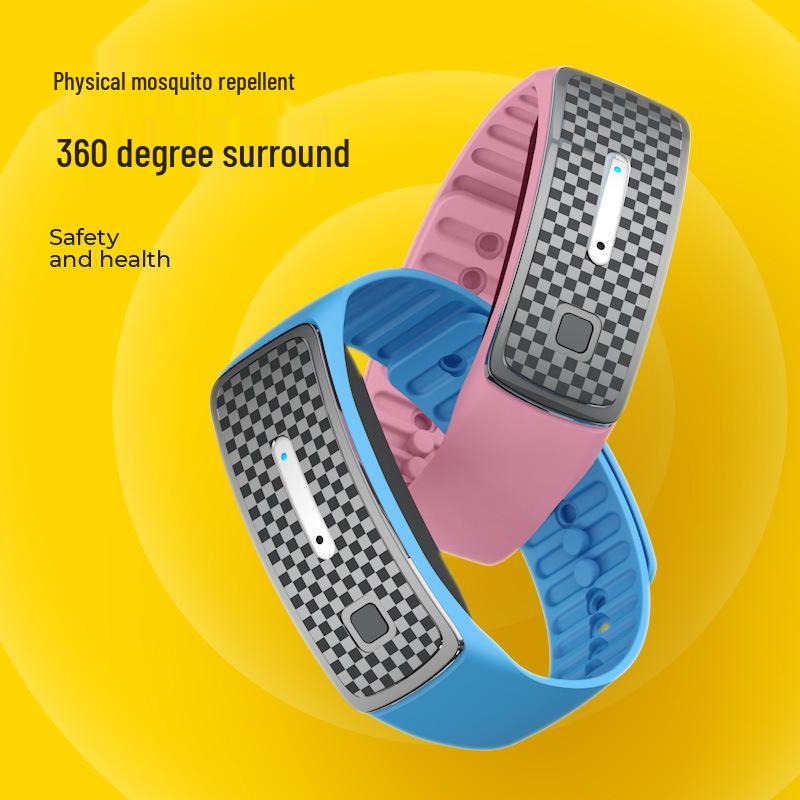 Ultrasonic Mosquito Repellent Bracelet Watch for Kids and Adults – Outdoor Insect Protection
