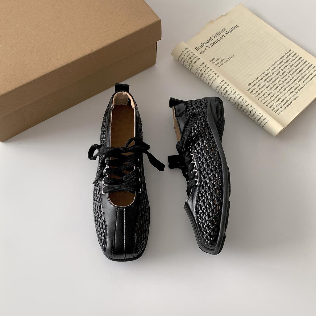 Fashion Trend Silver Retro Light Mouth Low Heel Single Shoes Women's 2025 New Summer Skirt Versatile Mary Jane Shoes