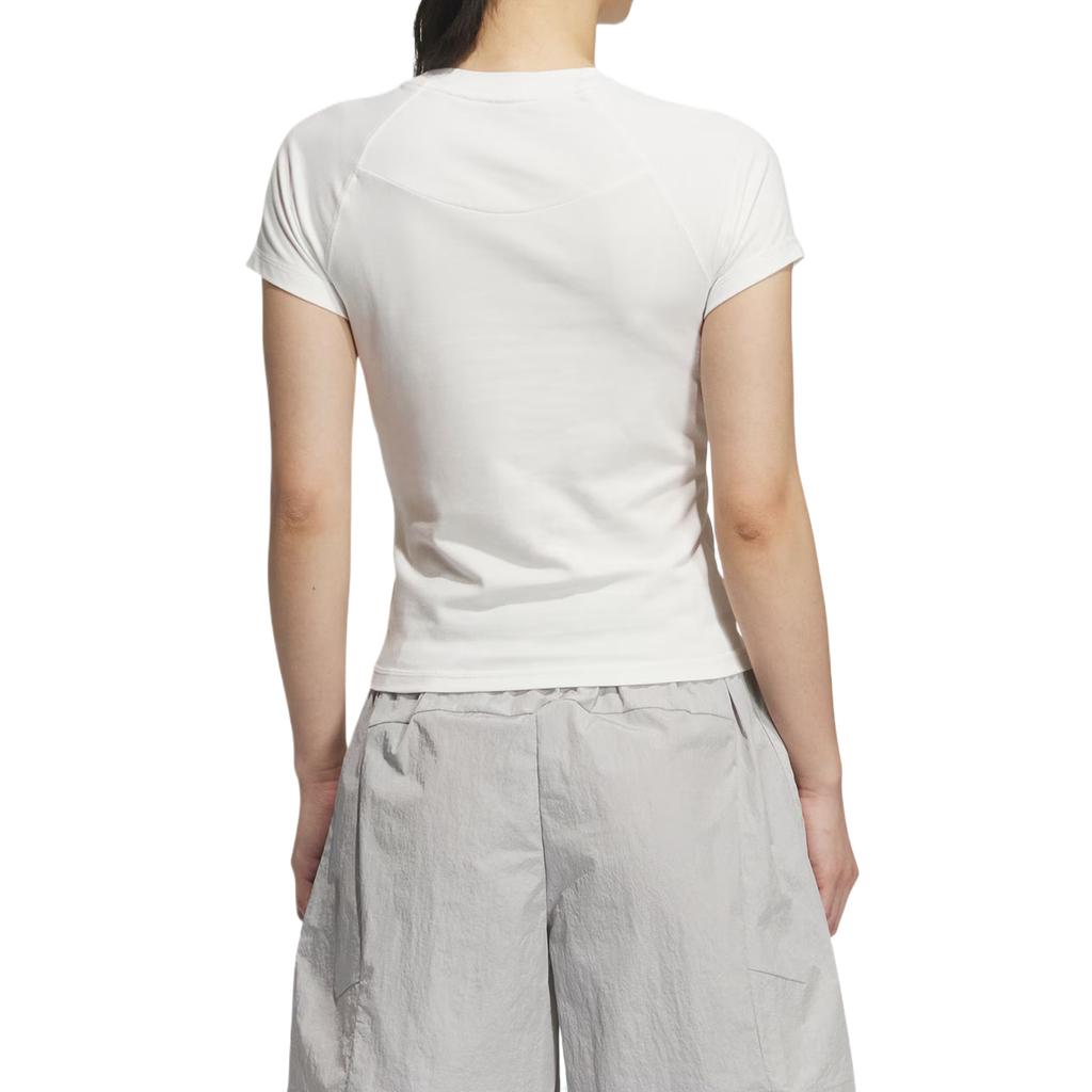 Women's T-Shirt Adidas Raglan Sleeve T Shirt Women's White
