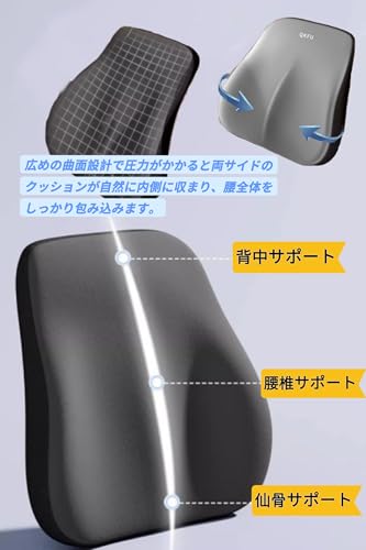 Persevere Car Headrest & Lumbar Support Cushion Set: Lumbar Cushion, Backrest Cushion, Neck Pad, Lumbar Support, Cervical Spine Support, Washable, Bre