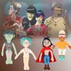 Gorillaz Noodle Plush Kawaii Virtual Band Street Fighter Stuffed Plushie Cute Red Cloak Boy For Fan Enthusiast Children's Gift