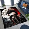 Magic Dragon Mythology Art Chinese Loong Cartoon Rug for Bedroom Living Room Sofa Home Doormat Decor, Large Non-slip Floor Mat