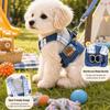 Adjustable Buckle Pet Harness Set Adjustable Pet Walking Set Cute Dog Vest Harness  Pet