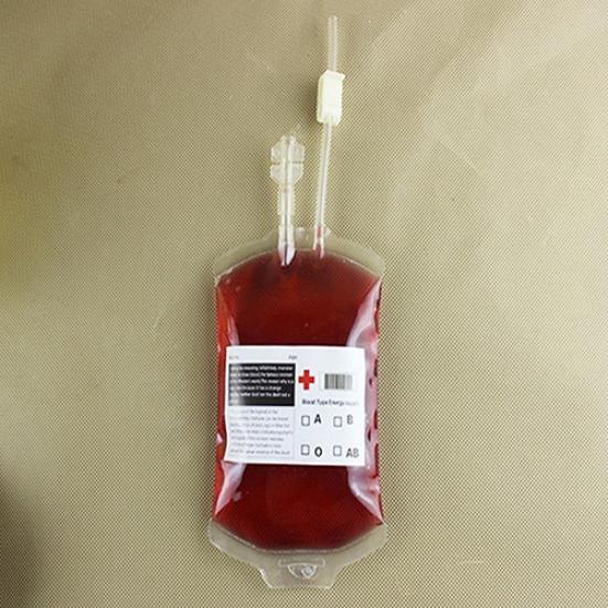 Halloweenská párty Upír Cosplay Průhledný sáček na pití krev Nápojová láhev