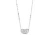 Full Diamond Acacia Red Bean Necklace Women's Niche Exquisite Small Fashion Versatile Bean Item Jewelry