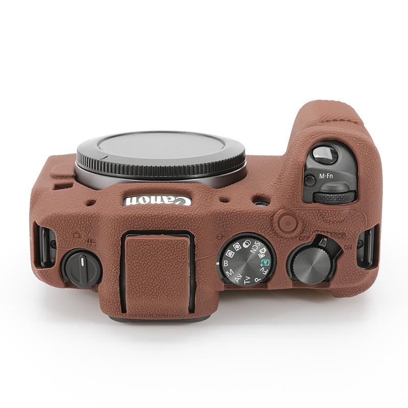 Camera Bag and Silicone Protective Case for Canon EOS R8 Full - Frame Mirrorless Camera - Soft Gel Shell