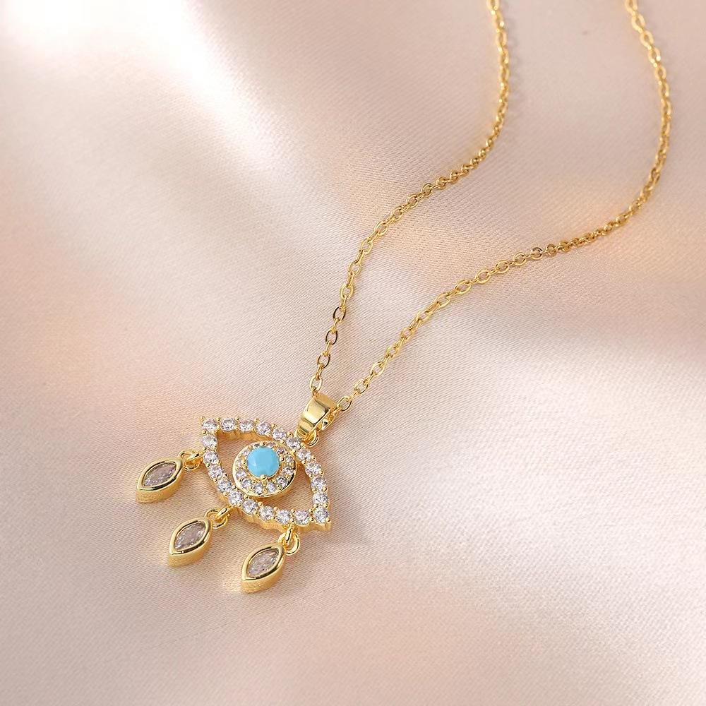 1pc 3-Layer Cross  Geometric Pendant Necklace, Vintage Design Jewelry, Suitable For Party, Gathering, Music Festival