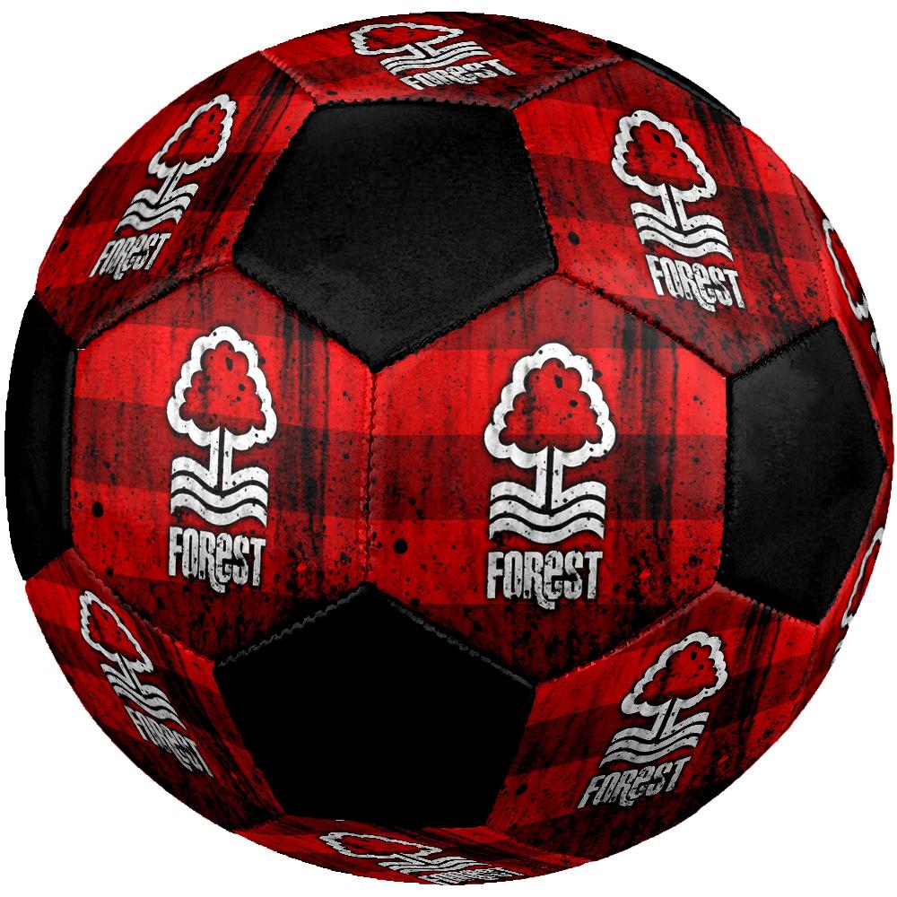 Nottingham Forest F.C Soccer Ball Colorful All Ages Machine Stitched PVC Competition Ready Durable High-Bounce.SIZE5