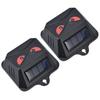 Red Strobe Animal Repellent, Weatherproof Coyote Deterrent, Automated Solar Charging Repeller for Nocturnal Animal Defense System in Gardens Orchards