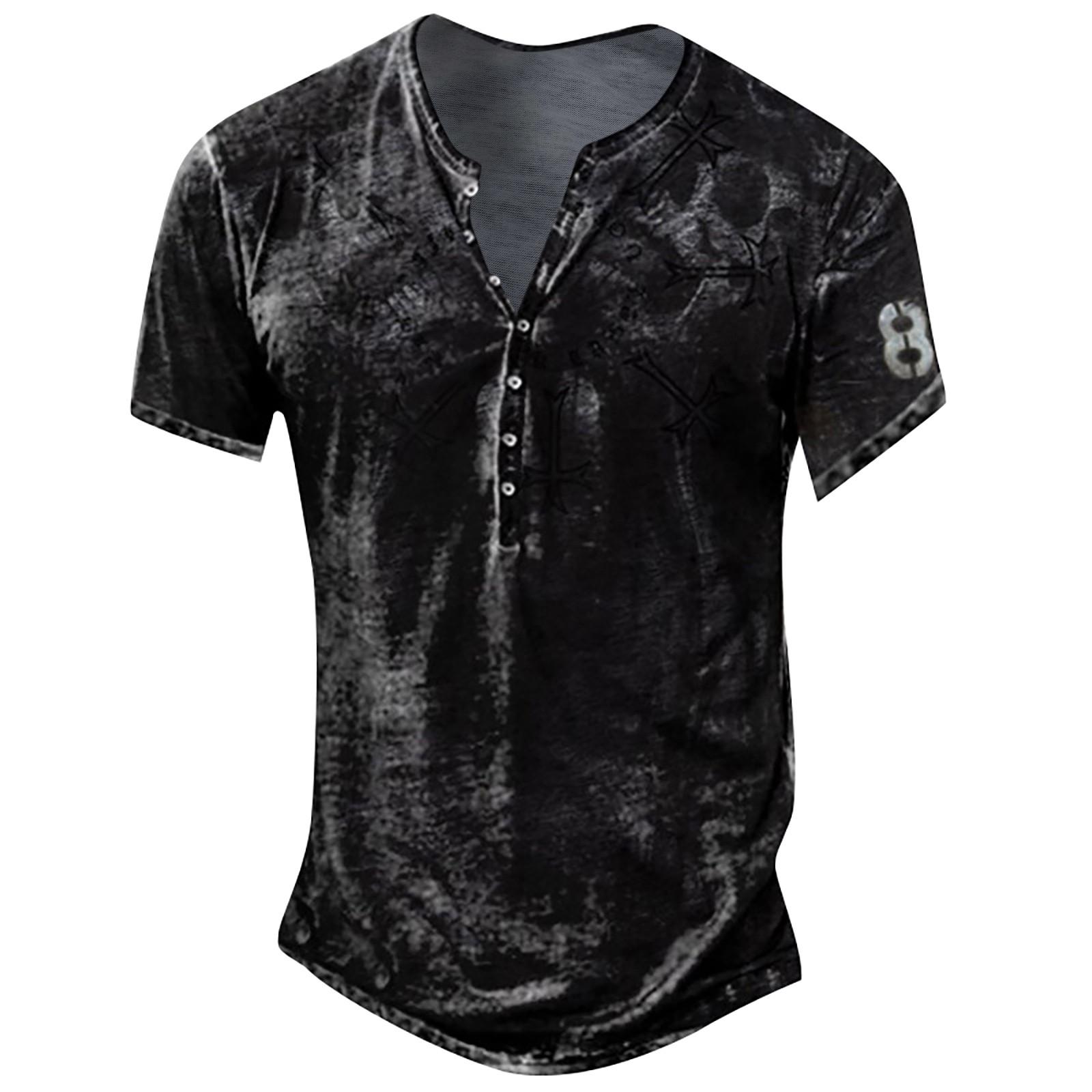 

Мужские футболки с коротким рукавом в стиле панк с 3D принтом, забавные летние повседневные винтажные топы, футболки XL