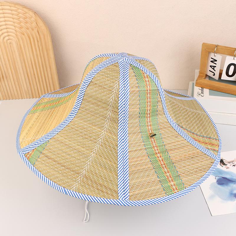 

Китайские шляпы из бамбука и ротанга, ретро, ручная работа, плетеная соломенная шляпа, туристические реквизиты для танца под дождем, конусная, для рыбалки, солнцезащитная, шляпа рыбака L