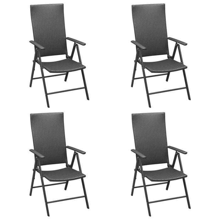 VidaXL Ensemble de Salle à Manger de Jardin 5 pcs Mobilier à Dîner de Patio Meubles de Repas de Terrasse Salon de Jardin Extérieur