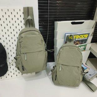 New Spring Summer School Bag for Women Color Block Outdoor Travel Sports Backpack Korean Style Student Backpack
