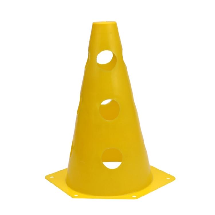12/18Pcs Plastic Agility Cone Training Maker Bucket Soccer Obstacle Cone