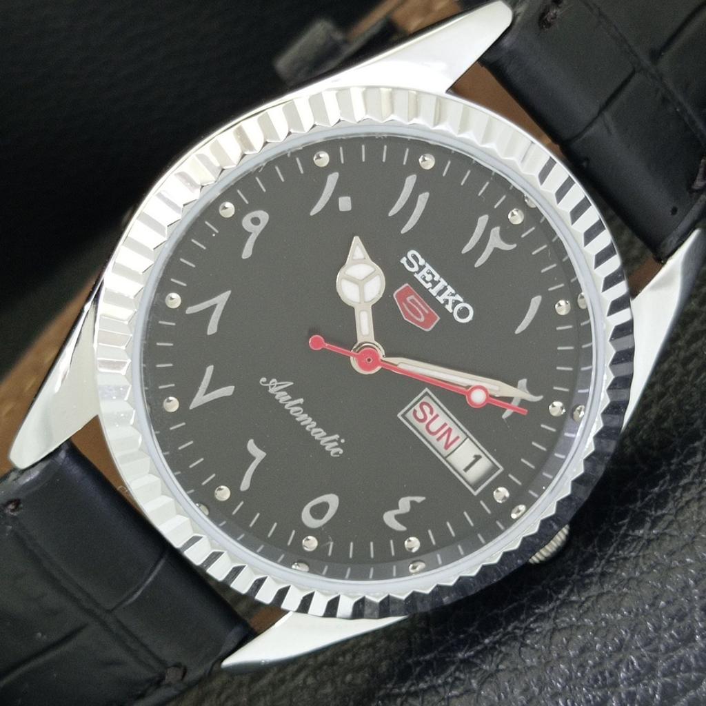 

REFURBISHED VINTAGE SEIKO 5 AUTOMATIC 6309A JAPAN MENS ARABIC WATCH a441443-5 Sk-a441443
