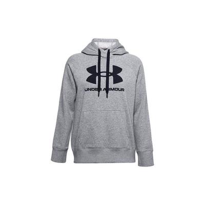 Moletom de Treino com Estampa de Logo Grande Feminino Cinza 1356318-035