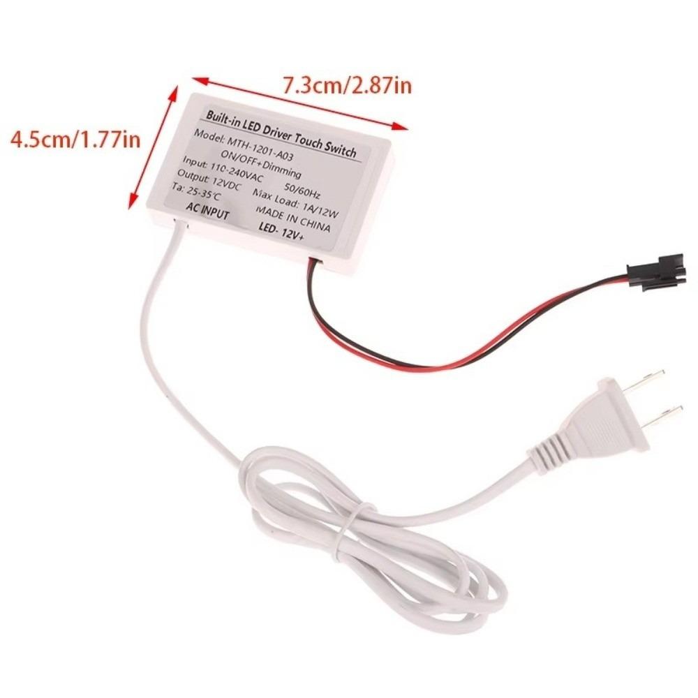 Neuer 12V 1A Touch-Schalter Monochrom Zweifarben-Schalter Berührungssensor Badezimmerspiegel Kapazitiver Sensor Modul Schalter Zubehör