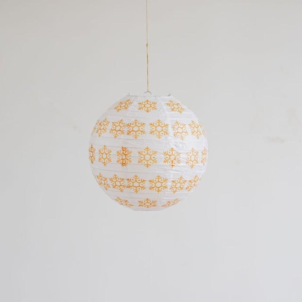 Xmas Decoration Christmas Paper Lantern DIY Festival Lanterns Folding Lantern Ball Party Supplies