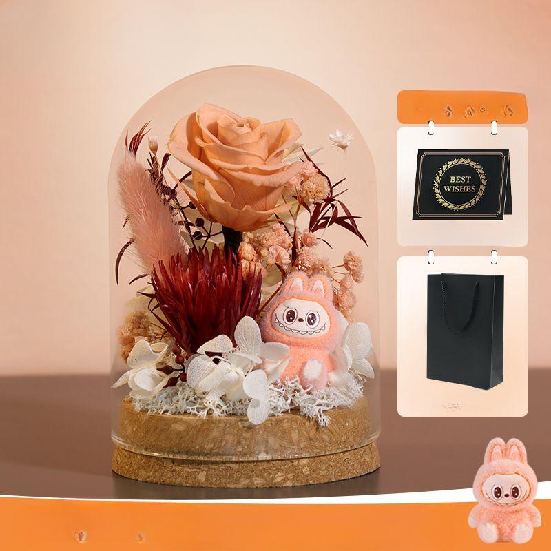 DIY Preserved Flower Material Kit  Rose Preserved Flower Decorative Handcrafted Gift