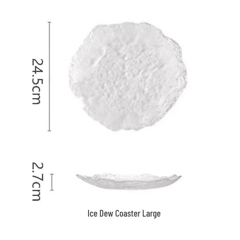 Nordic Creative Glass Fruit Plate: Child-Friendly Dessert & Dinner Dish.