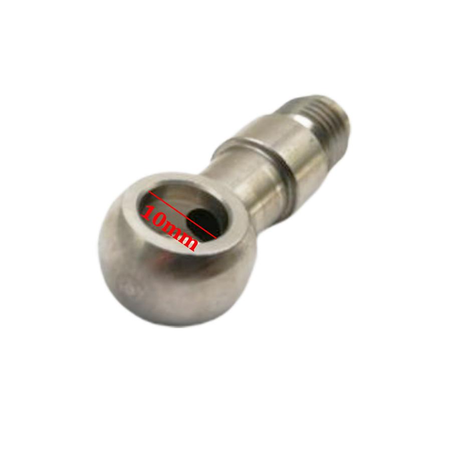 2× Stainless Steel 304 AN -4 (AN4 AN 04) 10mm M10 Eye Adapter Fitting