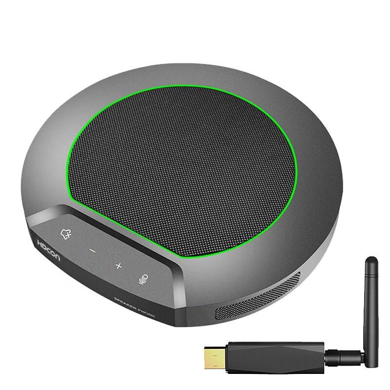 HDCON A750W Enhanced 2.4G Wireless Omnidirectional Conference Microphone with Speaker (CN version)