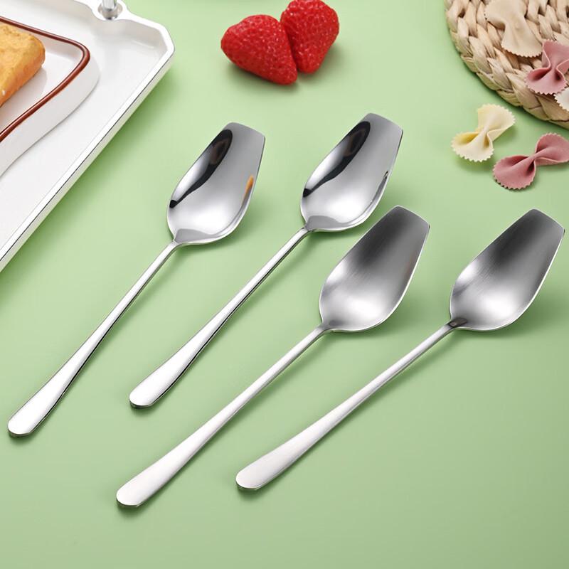 304 Stainless Steel Long Handle Tulip Spoon Set