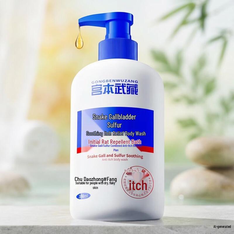 

Miyamoto Musashi Sulfur Mite Removal Shower Gel