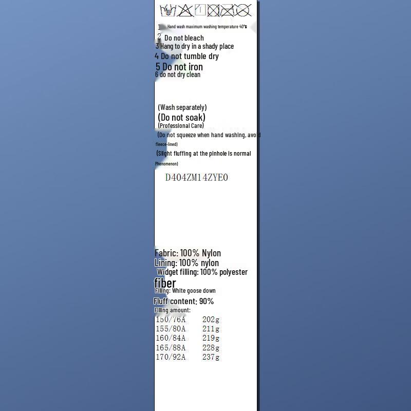 Sancai 2025 Winter Waterproof Hooded Mid-Length Down Jacket