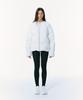 Milacode Oblique Line Padding Jacket (3M Featherless) Over Fit (Off White)