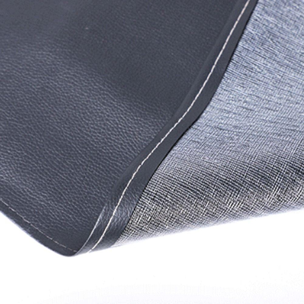 Waterproof PVC Anti-fouling Leather Butcher Chef Apron Cooking Kitchen Work Clothes Apron